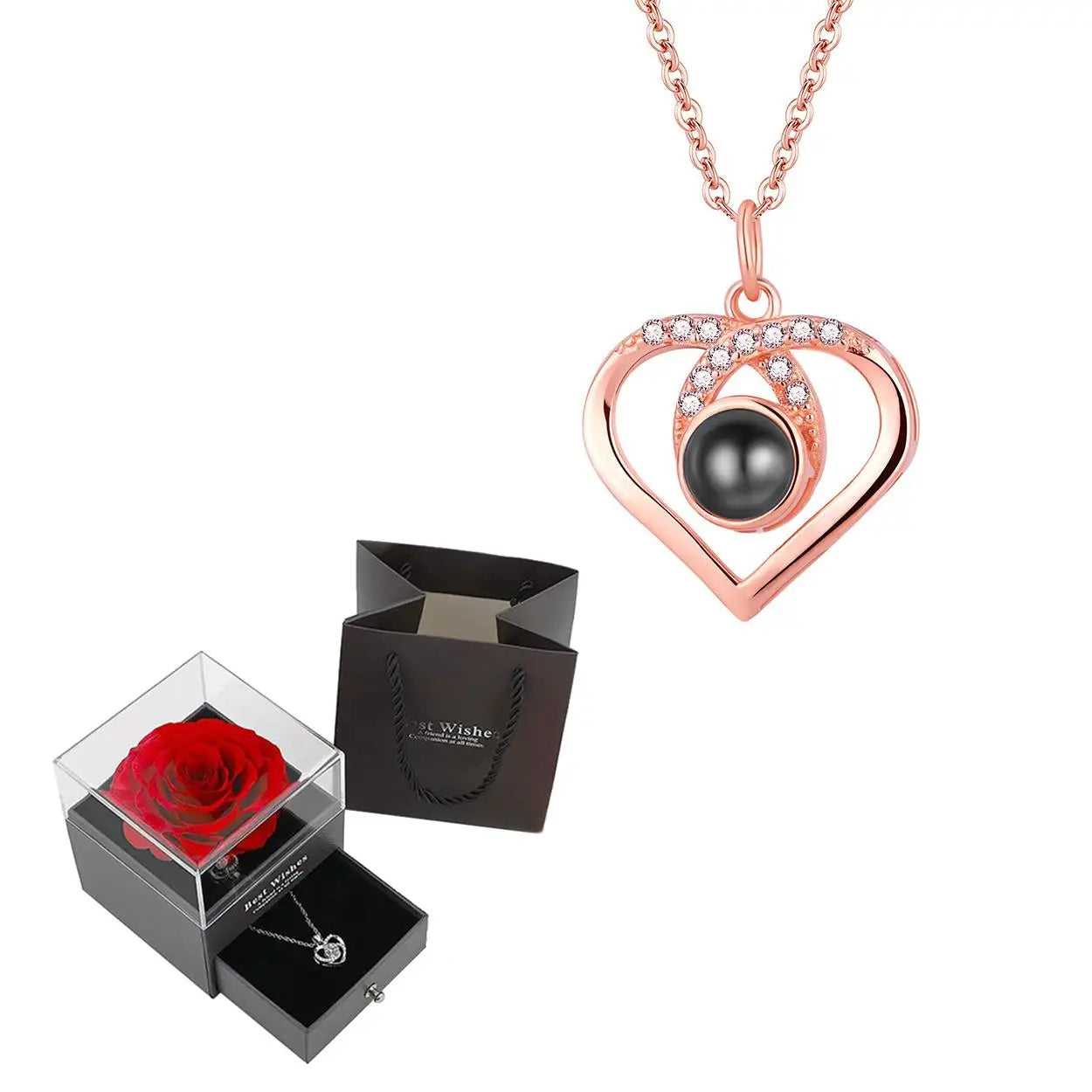 Kit colar projetor românce rosa