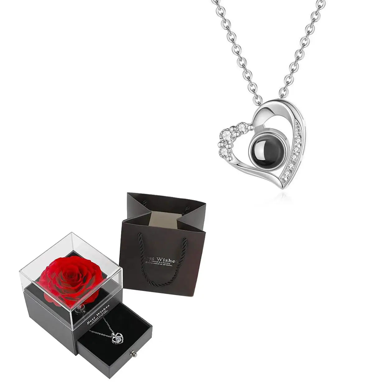 Kit colar projetor românce rosa