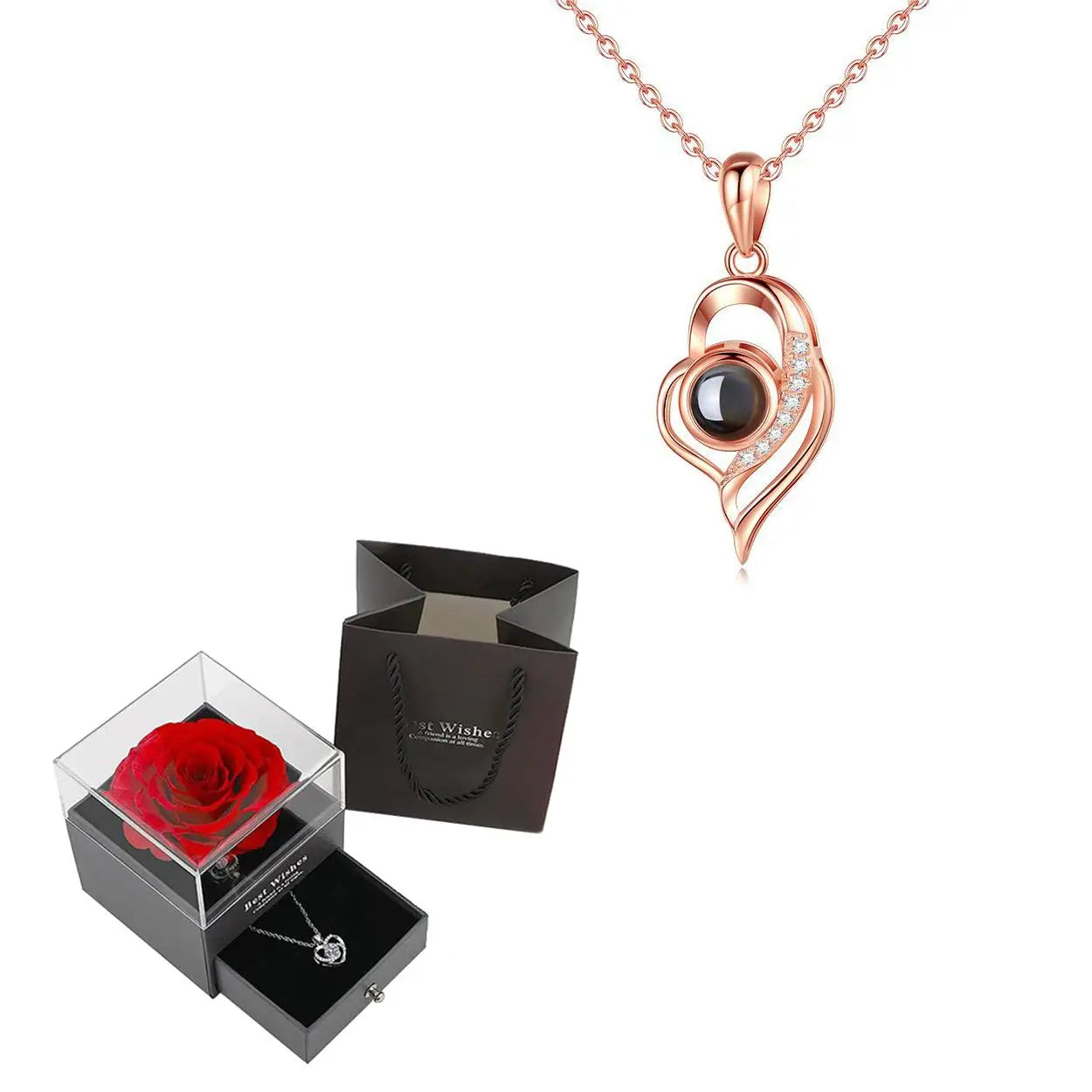 Kit colar projetor românce rosa
