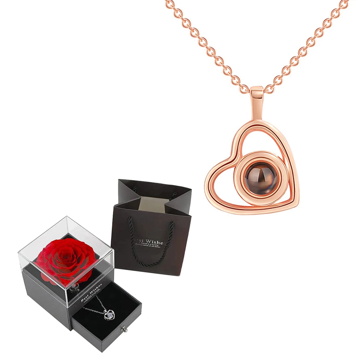 Kit colar projetor românce rosa