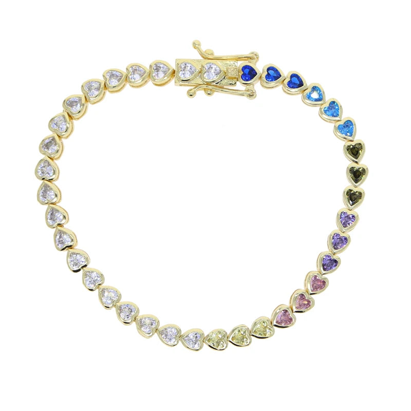 Pulseira riviera geométrica