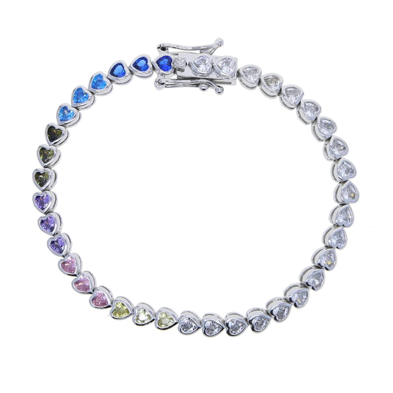 Pulseira riviera geométrica