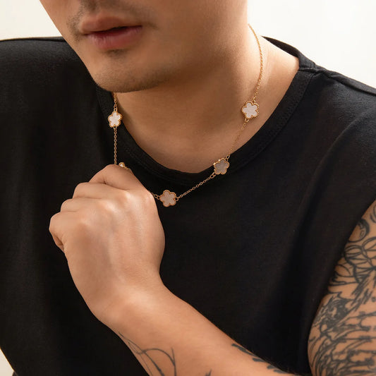 Colar Masculino trevo
