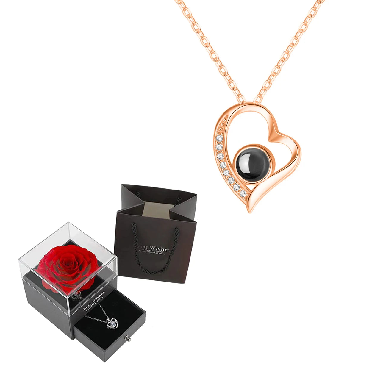 Kit colar projetor românce rosa