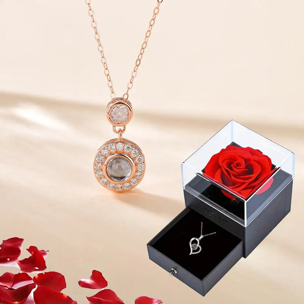 Kit colar projetor românce rosa