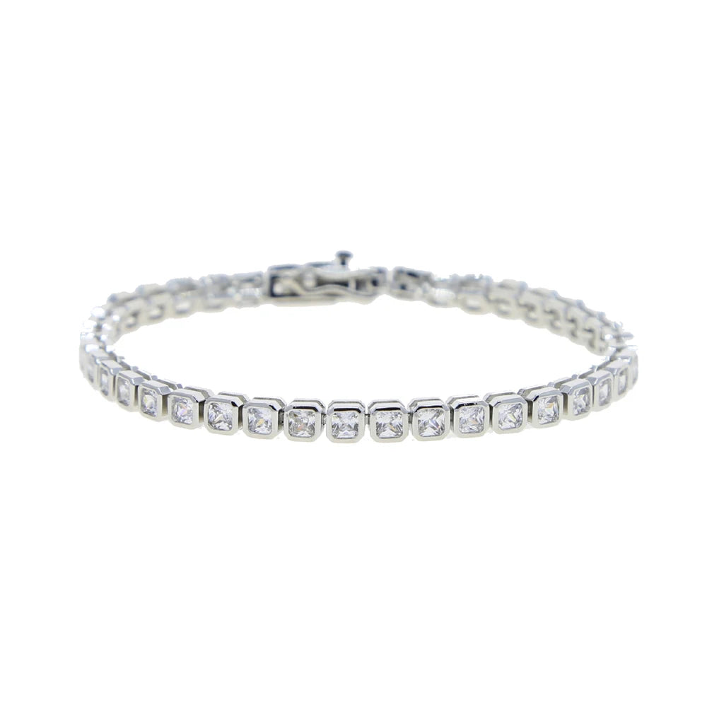 Pulseira riviera geométrica