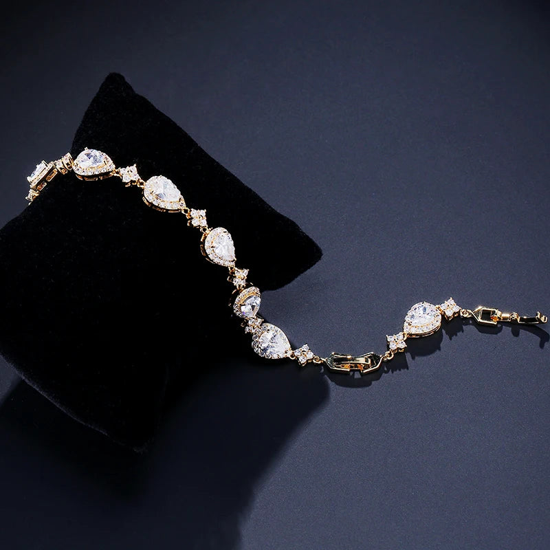 Pulseira gotas de luxo
