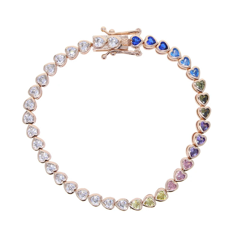 Pulseira riviera geométrica