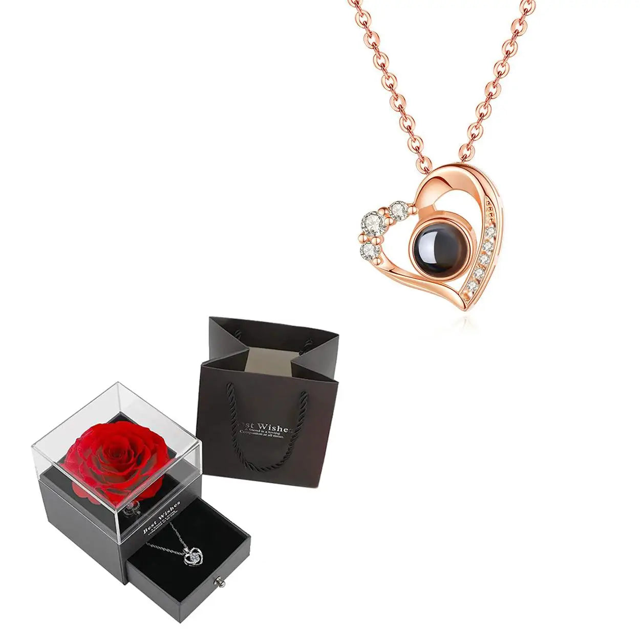 Kit colar projetor românce rosa