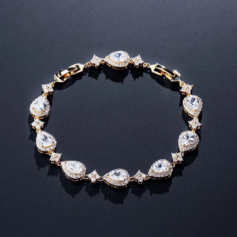 Pulseira gotas de luxo