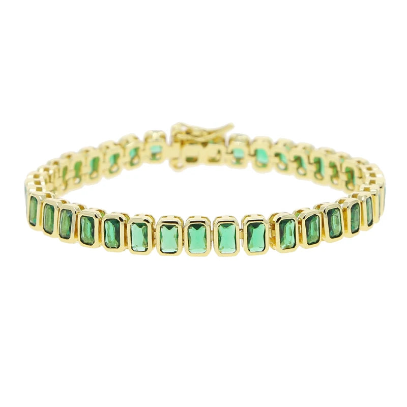 Pulseira riviera geométrica