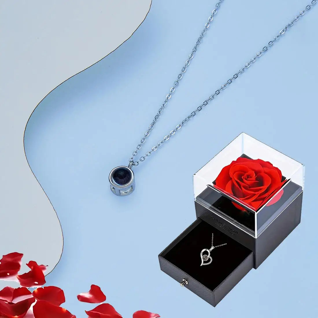 Kit colar projetor românce rosa