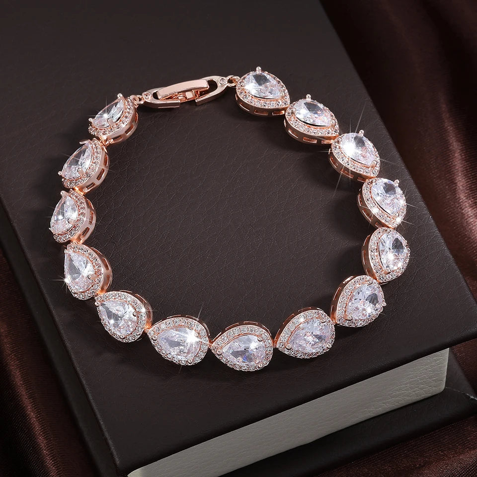 Pulseira gotas de luxo