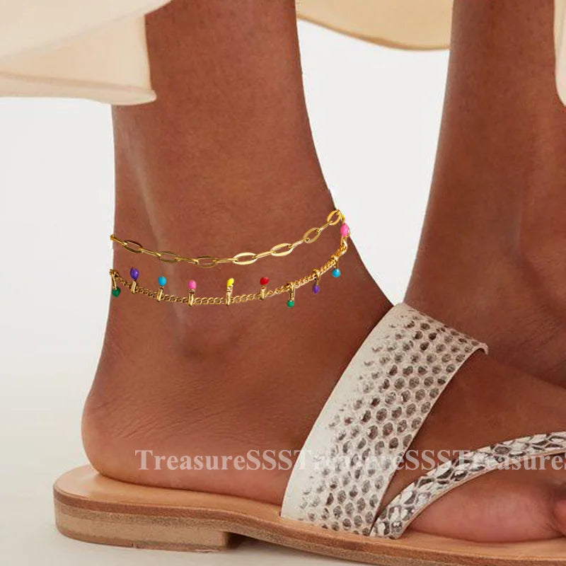 Tornozeleira summer vibes