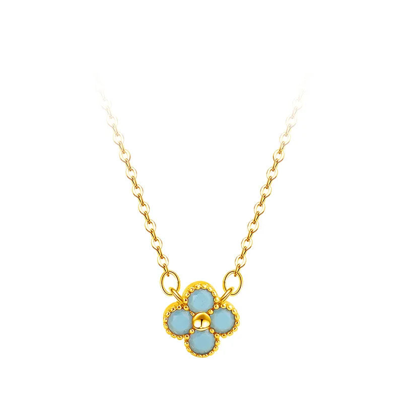 Colar charm flowers