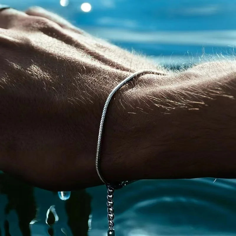 Pulseira elegante masculina