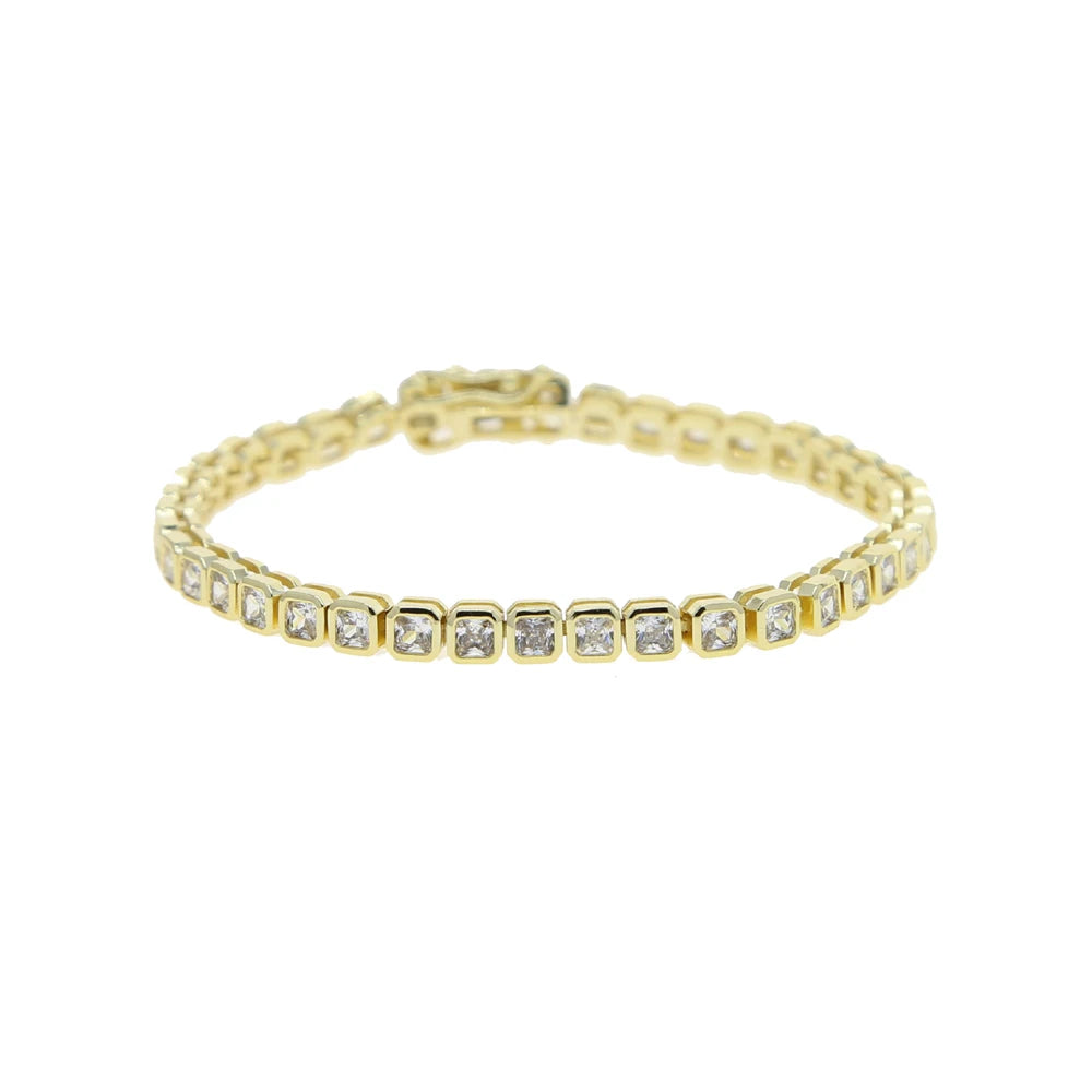 Pulseira riviera geométrica