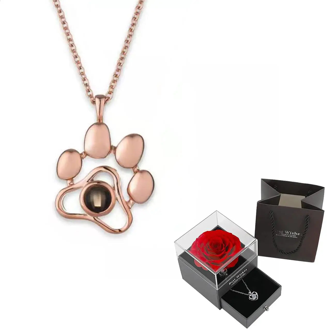 Kit colar projetor românce rosa