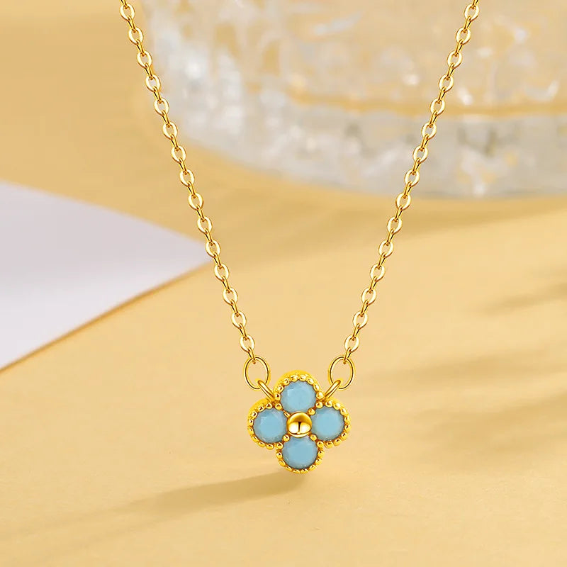 Colar charm flowers