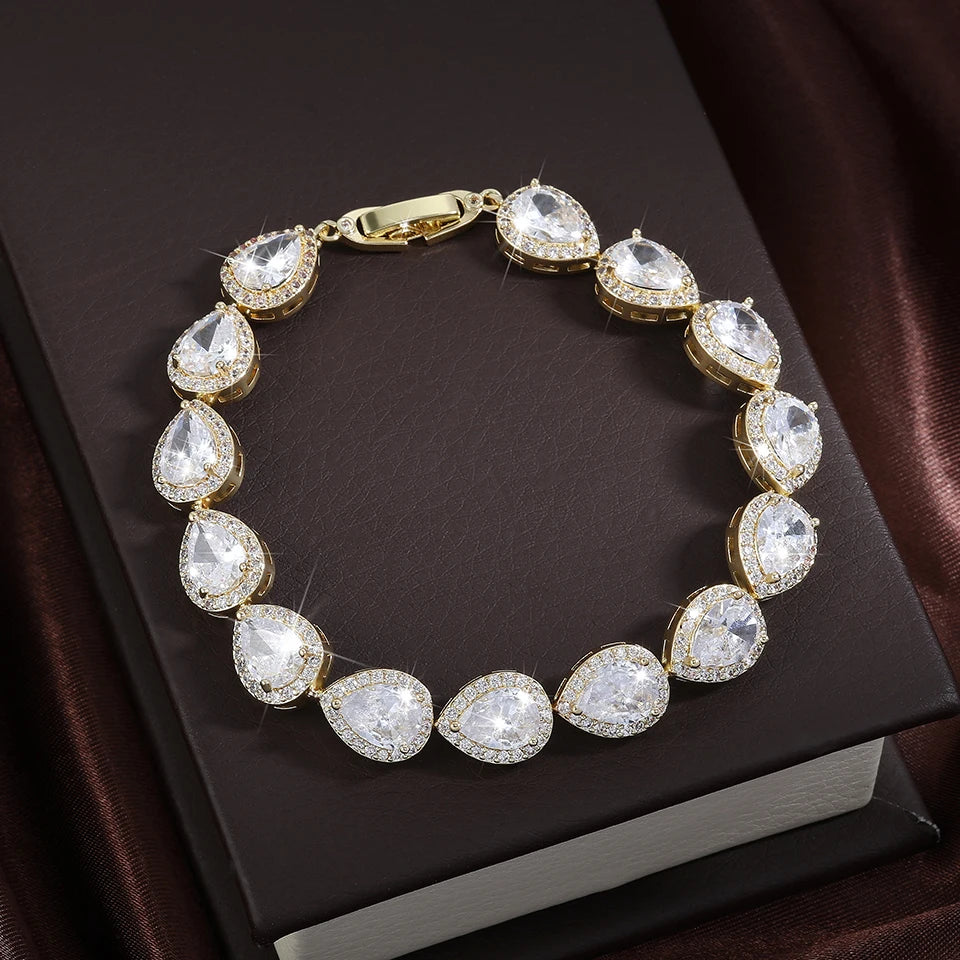 Pulseira gotas de luxo